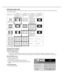 Page 20Downloaded from www.Manualslib.com manuals search engine 16
Setting the aspect ratio
You can change the aspect ratio of the input video signal (or the ratio of width to height of the image). Change the setting ac cording to the type 
of the input video signal.
Bold frames   are recommended modes.
Changing the settings
With the remote control:
1. Press the ASPECT button.
 Every time the ASPECT button is pressed,  the aspect mode changes from DEFAULT to NORMAL, to SQUEEZE, to ZOOM, to 
THROUGH, and back...