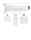 Page 41Downloaded from www.Manualslib.com manuals search engine 37
Important
 Some computers aren’t compatible with the projector.
 The projectors maximum resolution is 1024 × 576 pixels. It may not display images of higher resolutions than 1024 × 576 correctly.
 If the resolution and frequency of your comp uter arent shown on the table, find the compatible resolution and frequency by 
changing the resolution of your computer.
 Set D-SUB INPUT in the SIGNAL menu to RG B when inputting the HDTV signal as RGB...