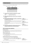 Page 3434Tyros5  Owner’s Manual
This section covers how to enter characters for naming your  files/folders, inputting keywords on Music Finder (page 81), 
etc. Entering characters should be  done in the display shown below.
1Change the type of character by pressing the [1 ] button.
• CASE ...................capital letters, numbers, marks
•  case .......................lowercase letters, numbers, marks
2Use the [DATA ENTRY] dial to move the cursor to the desired 
position.
3Press the [2 ]–[6 ] and [7 ]...