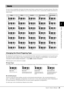 Page 55Tyros5  Owner’s Manual55
2
Styles – Playing Rhythm and Accompaniment –
For users who are unfamiliar with chords, this handy chart features common chords for your  quick reference. Since there 
are many useful chords and many different ways to use them  musically, refer to commercially available chord books for 
further details. 
  Indicates the root note.
Changing the Chord Fingering Type
By changing the chord fingering type, you can automatically  produce appropriate accompaniment even if you don’t...