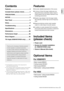 Page 3HS8/HS7/HS5/HS8I/HS7I/HS5I/HS8S Owner’s Manual3
English
Contents
Features .................................................. 3
Included Items (please check) .............. 3
PRECAUTIONS ....................................... 4
NOTICE ................. .................................. 5
Rear Panel .. ............................................ 6
Setup ..................... .................................. 8
Troubleshooting................................... 12
Specifications...