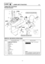 Page 280ELOWER UNIT (F15A/F9.9C)LOWR
LOWER UNIT (F15A/F9.9C)
EXPLODED DIAGRAM
6-1
REMOVAL AND INSTALLATION CHART
Step
1
2
3
4
5
6
7
8
9
10
11Q’ty
1
1
1
1
1
1
1
4
1
2
1Service points
Follow the left ”Step” for removal.
NOTE:
During installation, properly align the
drive shaft splines with the power unit.
Not reusable
Procedure/Part name
LOWER UNIT REMOVAL
Cotter pin
Propeller nut
Spacer
Propeller
Collar
Locknut
Adjusting nut
Bolt
Lower unit
Dowel pin
Rubber seal 