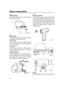 Page 25 
Basic components 
19 
EMU26080 
Starter button 
To start the engine with the electric starter,
push the starter button. 
EMU26090 
Main switch 
The main switch controls the ignition system;
its operation is described below. 
 
“”  
(off) 
With the main switch in the “” (off) posi-
tion, the electrical circuits are off, and the key
can be removed. 
 
“”  
(on) 
With the main switch in the “” (on) posi-
tion, the electrical circuits are on, and the key
cannot be removed. 
 
“”  
(start) 
With the main...