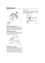 Page 79 
Maintenance 
73 
minal. 
EMU29370 
Disconnecting the battery 
Disconnect the BLACK cable from the NEG-
ATIVE (-) terminal first. Then disconnect the
RED cable from the POSITIVE (+) terminal. 
EMU29390 
Checking top cowling 
Check the fitting of the top cowling by push-
ing it with both hands. If it is loose have it re-
paired by your Yamaha dealer. 
EMU29400 
Coating the boat bottom 
A clean hull improves boat performance. The
boat bottom should be kept as clean of ma-
rine growth as possible. If...