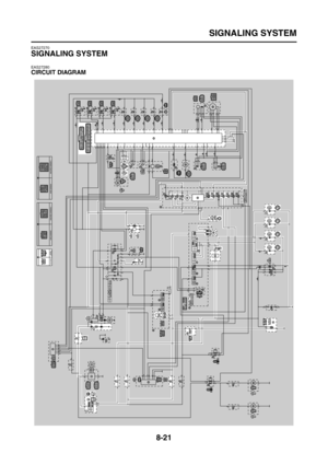 Page 345
SIGNALING SYSTEM
8-21
EAS27270
SIGNALING SYSTEM
EAS27280
CIRCUIT DIAGRAM 