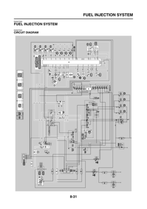 Page 355
FUEL INJECTION SYSTEM
8-31
EAS27330
FUEL INJECTION SYSTEM
EAS27340
CIRCUIT DIAGRAM 