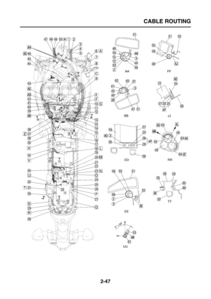 Page 74
CABLE ROUTING
2-47 