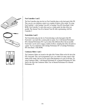 Page 23Foot Controller s 1  and  2 