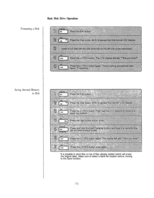 Page 76Basic Disk Drive  Operations 