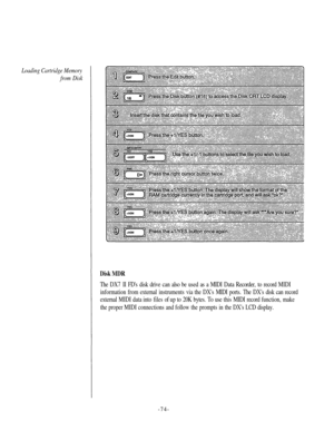 Page 78Loading Cartridge Memory 