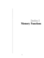 Page 61Memory Functions 