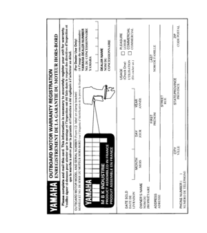 Page 65Warranty card  12/6/01 7:40 PM  Page 1 