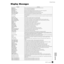 Page 277277MOTIF  Appendix
Display Messages
Appendix
Display Messages
MessagesInformation
MIDI buffer full.Failed to process the MIDI data because too much data was received at one time.
MIDI data error.An error occurred when receiving MIDI data.
MIDI checksum error.An error occurred when receiving bulk data.
Bulk protected.Bulk data or a SCSI message was received when RcvBulk was set to “protect.” (See page 258.)
Device number is off.Bulk data cannot be transmitted/received since the device number is off....