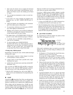 Page 153. Input (write) the desired voices by tapping the Instrument 