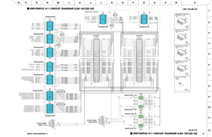 Page 326
1
2
3
4
5
6
7
8
9
11
10
12
ABCEDFGIHJKLNOMPQ

SLOT I/F
LS9-16/LS9-32DSP/DSP32 011 CIRCUIT DIAGRAM (LS9-16/LS9-32)
DSP/DSP32 011 CIRCUIT DIAGRAM (LS9-16/LS9-32)28CC1-2001008796-1133

DSP32 only (LS9-32)
TRANSCEIVER
TRANSCEIVERTRANSCEIVER
REGULATOR +15V
REGULATOR -15V
REGULATOR +5V
REGULATOR -5V
TRANSCEIVER
TRANSCEIVER
TRANSCEIVER
TRANSCEIVER
TRANSCEIVER
TRANSCEIVER
to DCD-CN506  (Page 21: I10)
to DCA-CN103  (Page 20: B2)
to SLOT1to SLOT2
LM2990SX-15 (X3949A00)REGULATOR -15VIC610
1: COMMON2: INPUT3:...