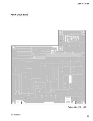 Page 9393 LS9-16/LS9-32
Pattern side
¢Í»”ï£
 DCA Circuit Board
2NA-WG82990-1   