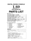 Page 216
 WARNING
Components  having  special  characteristics  are  marked   and  must  be  replaced  with  parts  having specification equal to those originally installed.
• The numbers “QTY” show quantities for each unit.• The parts with “--” in “PART NO.” are not available as spare parts.• This mark “ } ” in the REMARKS column means these parts are interchangeable.
• The second letter of the shaded (  ) part number is O, not zero.• The second letter of the shaded (  ) part number is I, not one.•...