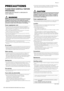 Page 4HS8/HS7/HS5/HS8I/HS7I/HS5I/HS8S Owner’s Manual4
PRECAUTIONS
PLEASE READ CAREFULLY BEFORE 
PROCEEDING 
Please keep this manual in a safe place for 
future reference.
 WARNING
Always follow the basic precautions listed below to avoid the 
possibility of serious injury or even death from electrical 
shock, short-circuiting, damages, fire or other hazards. These 
precautions include, but are not limited to, the following:
Power supply/power cord 
• Do not place the power cord near heat sources such as...