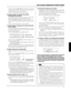 Page 12125
Utilice los botones [SEL] para desplazar el cursor hasta la
posición del valor de caída y luego utilice los botones [VALUE–]/
[VALUE+] para seleccionar el valor de la caída.
Un valor + (positivo) producirá una caída más rápida.
6. Intente cambiar el carácter del sonido
(Configuración del filtro).
En la misma pantalla puede ajustar la frecuencia de corte del filtro.
Intente cambiar el carácter del sonido (el brillo del sonido).
Pulse el botón [SEL>] para desplazar el cursor hasta la posición “Fc=”
y...