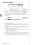 Page 603 3
Songs – Recording Your Performances and Creating Songs –
60•  Tyros3  Owner’s Manual
Operations During Playback
• Pause .................... Press the [PLAY/PAUSE] button. Pressing it again resumes 
Song playback from the current position.
• Rewind ................. Press the [REW] button to move back one measure. Hold 
the [REW] button to scroll backward continuously.
• Fast Forward ........ Press the [FF] button to move forward one measure. Hold 
the [FF] button to scroll forward continuously....