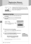 Page 686 6
68•  Tyros3  Owner’s Manual
Registration Memory – Saving and Recalling Custom Panel Setups –
Registration Memory
– Saving and Recalling Custom Panel Setups –
The Registration Memory function allows you to save (or “register”) 
virtually all panel settings to a Registration Memory button, and then 
instantly recall your custom panel settings by simply pressing a single 
button. The registered settings for eight Registration Memory buttons 
should be saved as a single Bank (ﬁle).
1Set up the panel...