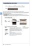 Page 362 2
Styles – Playing Rhythm and Accompaniment –
36•  Tyros3  Reference Manual
Styles are made up of ﬁfteen different sections and each section has eight separate channels. 
With the Style Creator feature, you can create a Style by separately recording the channels, or by importing pattern 
data from other existing Styles. You can use one of the three different methods described below to create a Style. 
The created Style can also be edited.
•Realtime Recording: This method lets you record the Style by...