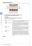 Page 422 2
Styles – Playing Rhythm and Accompaniment –
42•  Tyros3  Reference Manual
Editing the Rhythmic Feel
 
1In the GROOVE Page, use the [A]/[B] buttons to select the edit menu, 
then edit the data by using the [1 ▲▼]–[8 ▲▼] buttons.
●1 GROOVE
This lets you add swing to the music or change the “feel” of the beat by mak-
ing subtle shifts in the timing (clock) of the Style. The Groove settings are 
applied to all channels of the selected Style.
3
1 1
2
[1 ▲▼]/
[2 ▲▼]ORIGINAL BEAT Speciﬁes the beats to which...