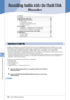 Page 807 7
80•  Tyros3  Reference Manual
Recording Audio with the Hard Disk Recorder
Recording Audio with the Hard Disk 
Recorder
Contents
Importing an Audio File  . . . . . . . . . . . . . . . . . . . . . . . . . . . . . 80
Editing the Recorded Data  . . . . . . . . . . . . . . . . . . . . . . . . . . . 82
• (1) Normalize . . . . . . . . . . . . . . . . . . . . . . . . . . . . . . . . . . . . . . . . 82
• (2) Adjusting the Volume . . . . . . . . . . . . . . . . . . . . . . . . . . . . . . . 82
• (3) Replacing...