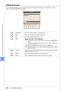 Page 1009 9
Internet Direct Connection – Connecting the Tyros3 Directly to the Internet –
100•  Tyros3  Reference Manual
Editing Bookmarks
From the Bookmark display, you can change the names and rearrange the order of your bookmarks, as well as 
delete unnecessary bookmarks from the list.
[1 ▲▼](UP/DOWN) Moves the selection position in the Bookmark list.
[2 ▲▼]VIEW Opens the web page of the selected bookmark.
[3 ▲▼]ADD Used when saving a bookmark (page 99).
[4 ▲▼]MOVEChanges the order of the bookmarks.
1Select...