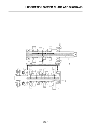 Page 82
LUBRICATION SYSTEM CHART AND DIAGRAMS
2-37 