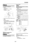 Page 164
CHASSIS
3-31
WARNING
EWA13120
Securely support the vehicle so that there 
is no danger of it falling over.
2. Check: Inner tube “1” Damage/scratches  → Replace.
Oil seal “2”
Oil leakage  → Replace.
3. Hold the vehicle upright and apply the front  brake.
4. Check:  Front fork operation
Push down hard on the handlebar several 
times and check if the front fork rebounds 
smoothly.
Rough movement  → Repair.
Refer to FRONT FORK on page 4-64.
EAS21590
ADJUSTING THE REAR SHOCK 
ABSORBER ASSEMBLY
WARNING...