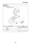 Page 256
CHAIN DRIVE
4-83
EAS23400
CHAIN DRIVE
Removing the drive chain
Order Job/Parts to remove Q’ty RemarksDrive sprocket cover Refer to ENGINE REMOVAL on page 5-1.
Swingarm Refer to REMOVING THE SWINGARM on 
page 4-81.
1 Rear fender 1
2Drive chain 1
3 Chain protector 1 For installation, reverse the removal proce-
dure. 