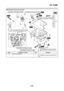 Page 302
OIL PUMP
5-41
13 Relief valve assembly 1For installation, reverse the removal proce-
dure.
Removing the oil pan and oil pump
Order Job/Parts to remove Q’ty Remarks 