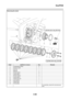 Page 309
CLUTCH
5-48
Removing the clutch
Order Job/Parts to remove Q’ty Remarks1 Compression spring 6
2 Pressure plate 1
3 Pull rod 1
4 Bearing 1
5 Friction plate 1 6
6 Clutch plate 1 7
7 Friction plate 2 2
8 Clutch plate 2 1
9 Clutch boss nut 1
10 Lock washer 1
11 Clutch boss 1
12 Thrust plate 1 For assembly, reverse the removal proce-
dure. 