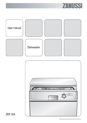 Page 1User manual
Dishwasher
ZDF 204
 