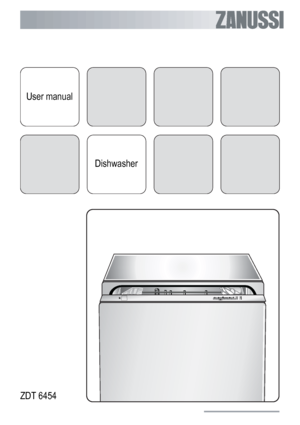 Page 1User manual
Dishwasher
ZDT 6454
 