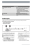 Page 6Indicator lights
End of programme  indicator lightIlluminates when the washing programme has ended.
It also has added functions of visual signalling as:
– the setting of the water softener,
– deactivation/activation of the audible signals,
– intervention of an alarm due to the malfunction of
the machine.
Salt  indicator lightIlluminates when the special salt has run out.
Is never illuminated while a washing programme is
running.
Audible signals
Audible signals have been introduced to help indicate
which...