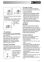 Page 1717
●Remove any objects from the pump impeller
by rotating it.
●Put the cap back on the emergency emptying
hose and place the latter back in its seat.
●Screw the pump
cover fully in.
●Close the pump
door.
IMPORTANT!
When the appliance is in use and depending
on the programme selected there can be hot
water in the pump.
Never remove the pump cover during a wash
cycle, always wait until the appliance has
finished the cycle, and is empty. When
replacing the cover, ensure it is securely
retightened so as to...