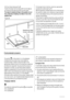 Page 24Drill four fixing holes see Fig. G
Position the base into the recess with its front edge as
far forward as the adjoining plinth line will allow.
The reason for placing the base in this position is to al-
low a small strip of beading to be fitted in front of the
appliance feet.
Graphic H
600-605 4905 x 25 x 605
Hardwood strip
5 mm x 25 mm
Fix the base firmly to the floor using four appropriate
countersunk screws (see Fig. H).
With the appliance installed adjust all four feet ensuring
the machine is...