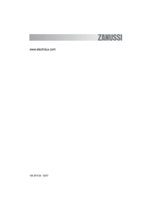 Page 27www.electrolux.com
108 2916 00 - 05/07
 