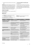 Page 197. Reload the previously removed food into the compart-
ment.
Important! Never use sharp metal tools to scrape off frost
from the evaporator as you could damage it. Do not use a
mechanical device or any artificial means to speed up the
thawing process other than those recommended by the
manufacturer. A temperature rise of the frozen food packs,
during defrosting, may shorten their safe storage life.
Periods of non-operation
When the appliance is not in use for long periods, take the
following...
