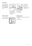 Page 22Door reversibility
The door of the appliance
opens to the right. If you
want to open the door to
the left, do these steps be-
fore you install the appli-
ance:
• Loosen the upper pin
and remove the spacer.
• Remove the upper pin
and the door.• Remove the door.
• Loosen the lower pin.On the opposite side:
• Install the lower pin.
• Install the door.
• Tighten the spacer and
tighten the upper pin.
Ventilation requirements
The airflow behind the ap-
pliance must be sufficient.50 mmmin.
200 cm2
min.
200 cm2...