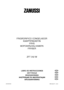 Page 1SKE/Za/97-1. (08.)200381830
LIBRO DE INSTRUCCIONES
KÄYTTÖOHJE
BRUKSANVISNING
 







	
	 
 



 
 















BRUGSANVISNING
FRIGRORIFICO CONGELADOR 
KAAPPIPAKASTIN
FRYS

 
FRYSER
ZFT 312 W
ZANUSSI
ES
FI
SE
RU
DK
 