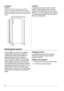 Page 50Installation
ImportantIn order to reserve the required space around the 

between 2 sides and top of the 
freezer appliance and the 

the wall.
100
100100
50
 