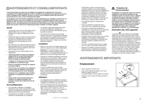 Page 1934
AVERTISSEMENTS ET CONSEILS IMPORTANTS
Il est très important que cette notice d’utilisation soit gardée avec l’appareil pour toute future
consultation. Si cet appareil devait être vendu ou transféré à une autre personne, assurez-vous que la
notice d’utilisation suive l’appareil, de façon à ce que le nouvel utilisateur puisse être informé du
fonctionnement de celui-ci et des avertissements relatifs.
Si cet appareil, muni de fermeture magnétique, doit être employé pour en remplacer un autre avec une...