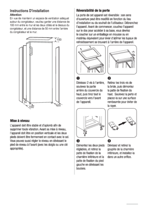 Page 92Instructions Dinstallation 
Attention



du cong