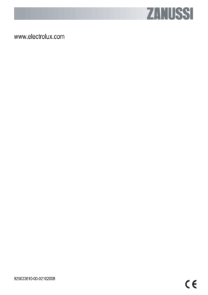 Page 16www.electrolux.com
925033610-00-02102008
925033610
 