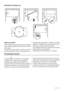 Page 46Reversibility of the freezer door
180˚
Electrical connection
Before plugging in, ensure that the voltage and frequency
shown on the rating plate correspond to your domestic
power supply.
The appliance must be earthed. The power supply cable
plug is provided with a contact for this purpose. If the
domestic power supply socket is not earthed, connect the
appliance to a separate earth in compliance with current
regulations, consulting a qualified electrician.
The manufacturer declines all responsibility if...