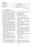 Page 22Sommaire
Consignes de sécurité _ _ _ _ _ _ _ _ _ _ _ _ _ _  22
Fonctionnement _ _ _ _ _ _ _ _ _ _ _ _ _ _ _ _ _  24
Première utilisation _ _ _ _ _ _ _ _ _ _ _ _ _ _ _  24
Utilisation quotidienne _ _ _ _ _ _ _ _ _ _ _ _ _ _  24
Conseils utiles _ _ _ _ _ _ _ _ _ _ _ _ _ _ _ _ _   25Entretien et nettoyage _ _ _ _ _ _ _ _ _ _ _ _ _ _  26
En cas danomalie de fonctionnement _ _ _ _ _ _ _  26
Caractéristiques techniques _ _ _ _ _ _ _ _ _ _ _  28
Installation _ _ _ _ _ _ _ _ _ _ _ _ _ _ _ _ _ _ _  28
En matière...