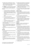 Page 62• Es peligroso alterar las especificaciones o intentar
modificar este producto en modo alguno. Cualquier
daño en el cable de alimentación puede provocar cor-
tocircuito, incendio o descarga eléctrica.
Advertencia  Los componentes eléctricos (cable de
alimentación, enchufe, compresor) debe sustituir-
los un técnico autorizado o personal de reparaciones
profesional.
1. El cable de alimentación no se debe prolongar.
2. Compruebe que el enchufe no está aplastado ni
dañado por la parte trasera del aparato. Un...